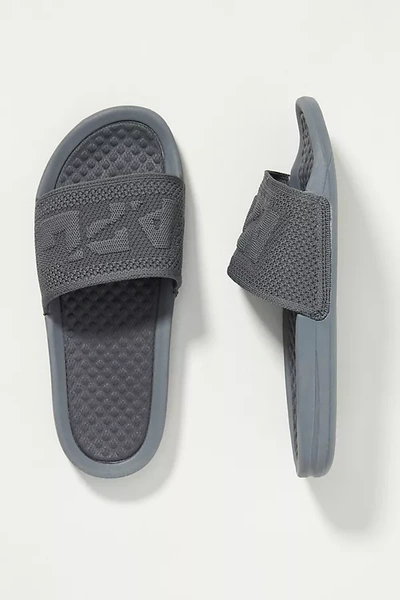 Shop Apl Athletic Propulsion Labs Apl Logo Techloom Slide Sandals In Black