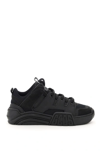 Shop Gcds Slim Skate Sneakers In Black (black)