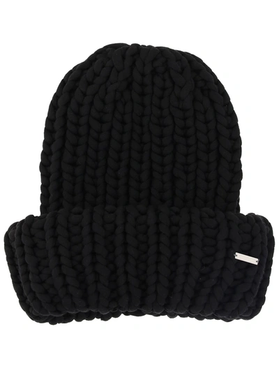 Shop Dsquared2 Beanie Hat In Nero