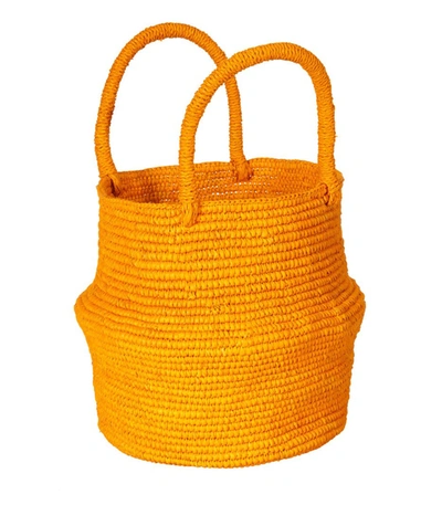 Shop Artesano Bahia Bag In Tangerine