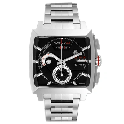 Shop Tag Heuer Monaco Ls Chronograph Steel Mens Watch Cal2110 In Not Applicable