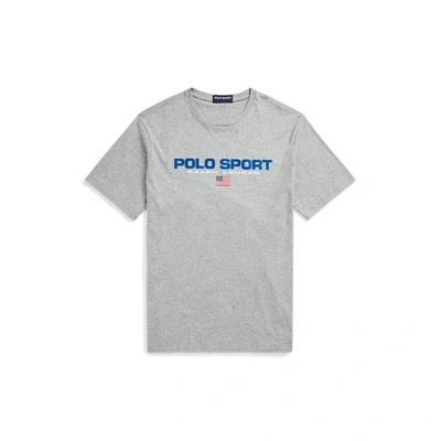 Shop Polo Ralph Lauren Polo Sport Jersey T-shirt In Andover Heather