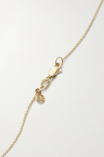Shop Sydney Evan 14-karat Gold, Pearl And Diamond Necklace