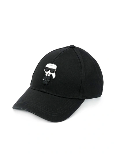 Shop Karl Lagerfeld Hats In Black