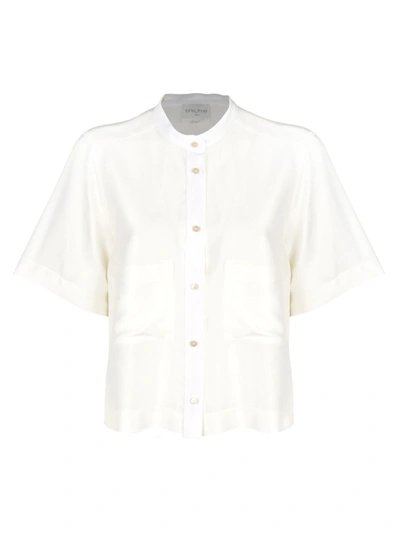 Shop Forte Forte Boxy Shirt In White