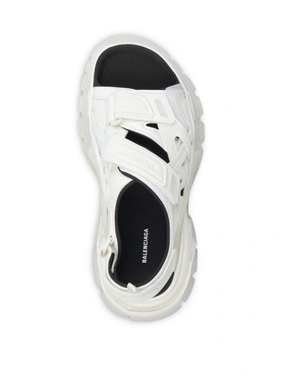 Shop Balenciaga Track Sandal White And Black