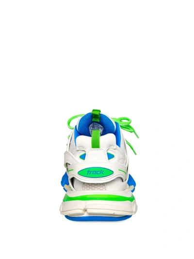 Shop Balenciaga Track Sneaker White Green And Blue