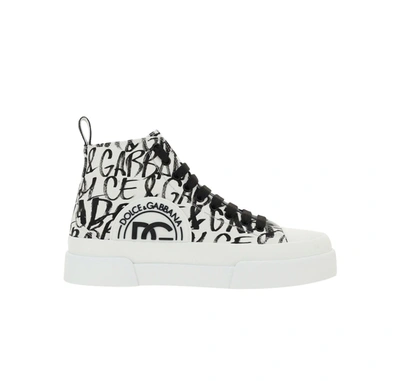 Shop Dolce & Gabbana Dg Logo Printed Mid In Multi