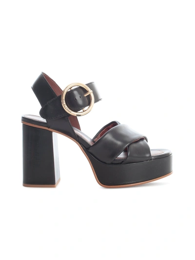 Shop See By Chloé Buckle In Black