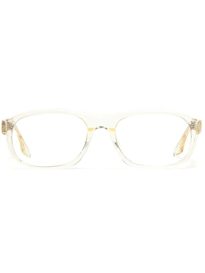 Shop Gentle Monster Pebble L C2 Pilot-frame Glasses In Gold
