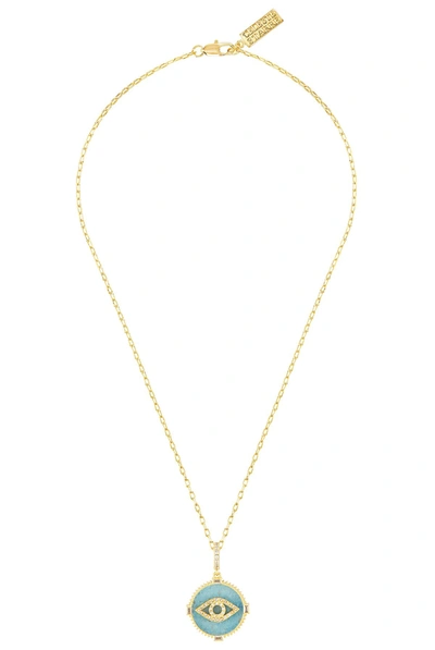 Celeste Starre I Am Protected Necklace In Gold