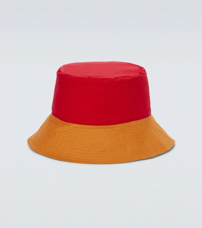 Shop Bode Monday Bucket Hat In Multicoloured