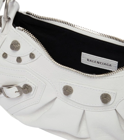 Balenciaga Borsetta A Tracolla Le Cagole Xs Bag Traforata  Da Donna In Bianco Ottico In White