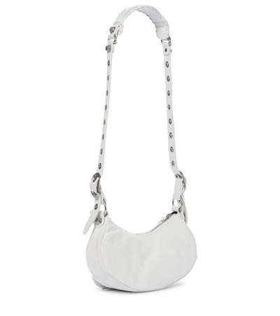 Balenciaga Borsetta A Tracolla Le Cagole Xs Bag Traforata  Da Donna In Bianco Ottico In White