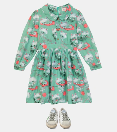 Shop Morley Ondine Printed Dress In Green