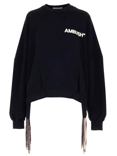 Shop Ambush Logo Printed Sweatshirt In Black