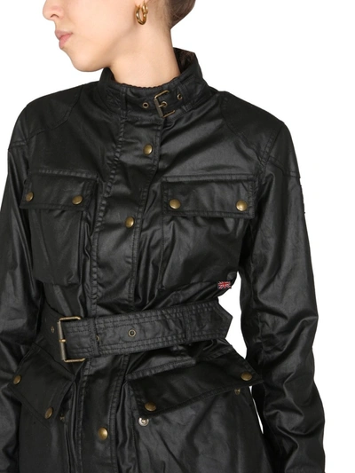 Shop Belstaff Trialmaster Jacket In Black