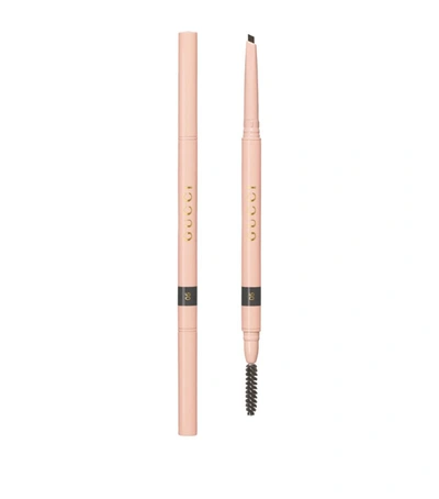 Shop Gucci Stylo À Sourcils Waterproof Eyebrow Pencil In Grey