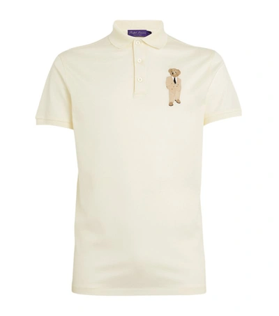 Shop Ralph Lauren Polo Bear Polo Shirt In Beige