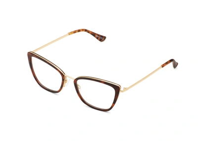 Shop Quay Clickbait Rx In Tortoise,clear Rx