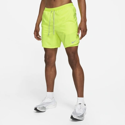 Shop Nike Flex Stride Men's 7" 2-in-1 Running Shorts In Volt,volt