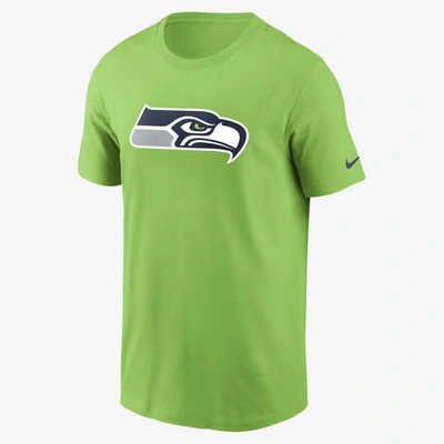 Shop Nike Women's Logo Essential (nfl Seattle Seahawks) T-shirt In Green