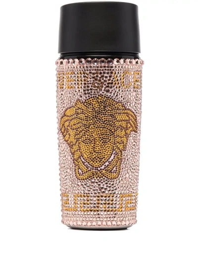 Shop Versace Embellished-medusa Mug In Rosa