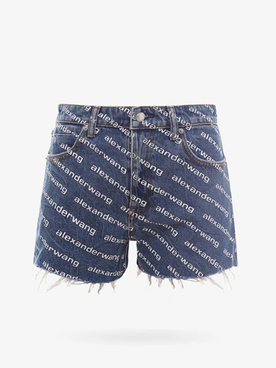 Shop Alexander Wang T Shorts In Blue
