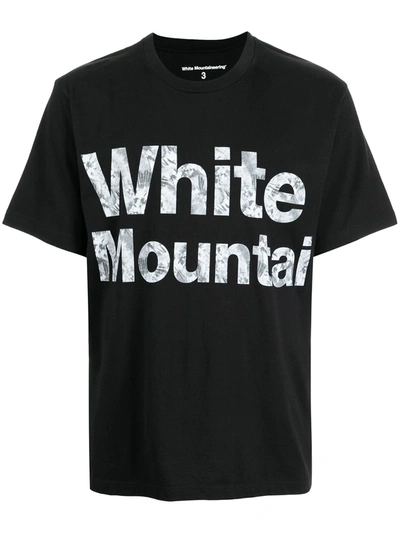 Shop White Mountaineering Forest Logo-print Cotton T-shirt In Schwarz