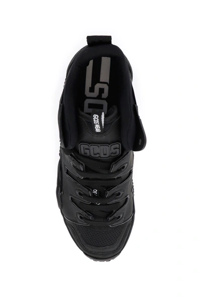 Shop Gcds Slim Skate Sneakers In Black