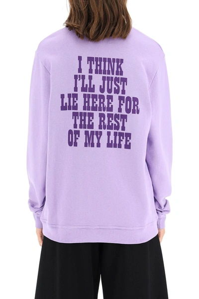 Shop Marc Jacobs Sweatshirt Snoopy In Purple