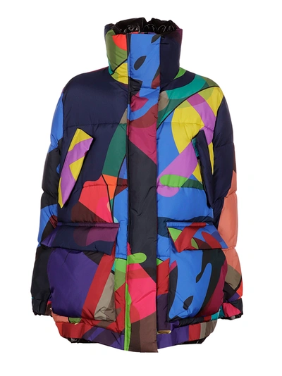 Shop Sacai Kaws Print Blouson In 926