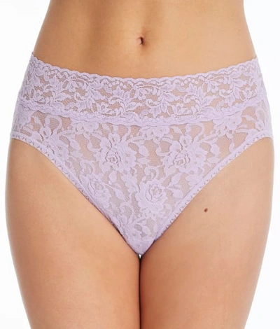 Shop Hanky Panky Signature Lace French Brief In Belle Pink