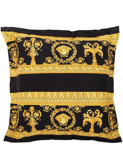 Shop Versace I Love Baroque Double-face Cushion (45cm X 45cm) In Gold