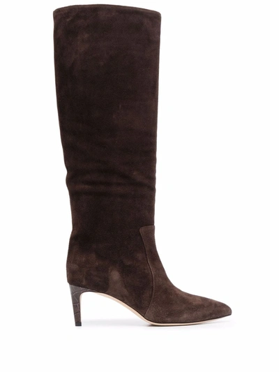 Shop Paris Texas Pointed-toe Stiletto-heel Boots In Brown