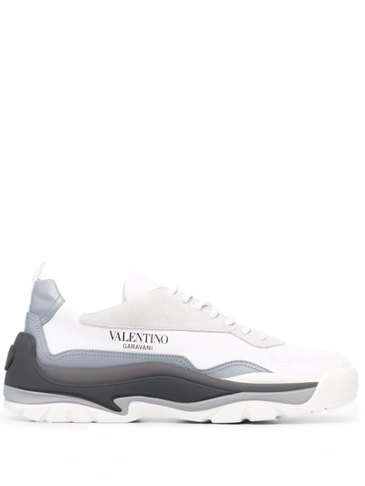 Shop Valentino Gumboy Low-top Sneakers In White