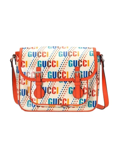 Shop Gucci Star Shoulder Bag In White