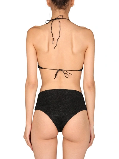 Shop Oseree Lumiere Bikini Swimsuit In Black