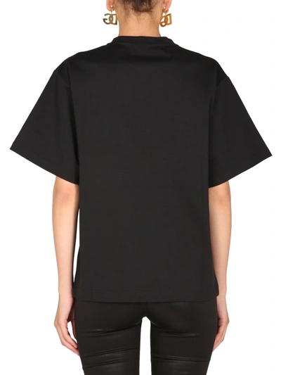 Shop Dolce & Gabbana T-shirt With Logo Patch In Black