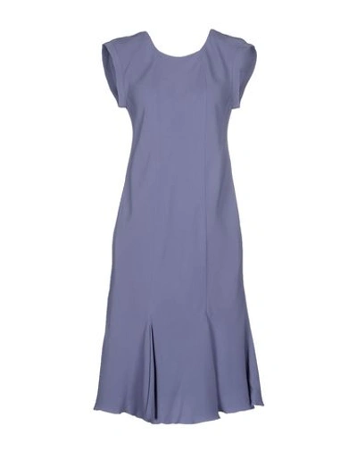 Emporio Armani Short Dress In Purple