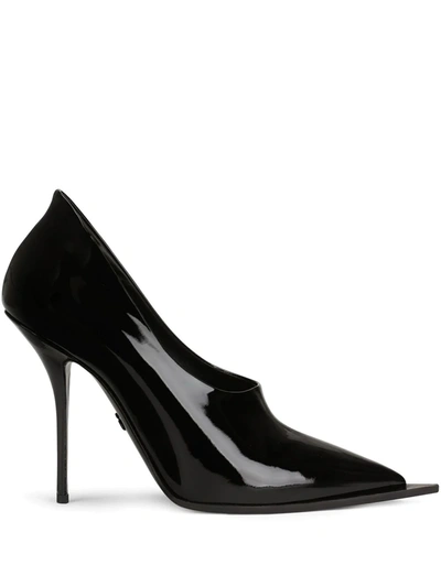 Shop Dolce & Gabbana Pointed-toe Pumps In Schwarz