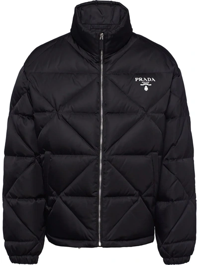 Black Re-nylon Down Jacket