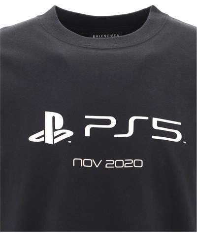 Balenciaga Black Sony Playstation Edition Boxy T shirt   ModeSens