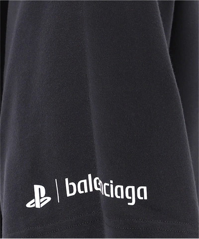 Shop Balenciaga "ps5" T-shirt In Black  