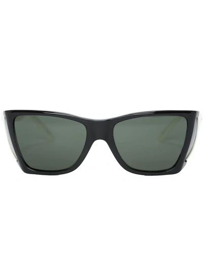 Shop Jw Anderson X Persol Wide-frame Sunglasses In Black ,white