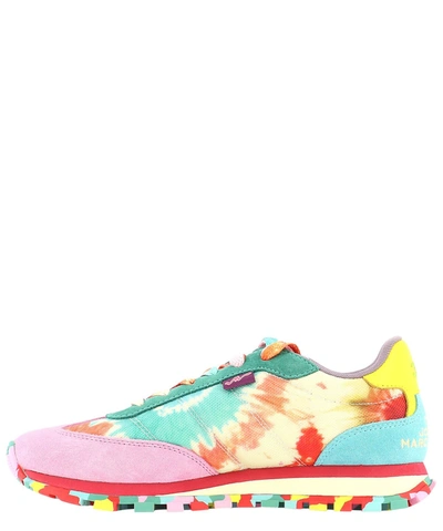 Shop Marc Jacobs "the Tie Dye Jogger" Sneakers In Pink