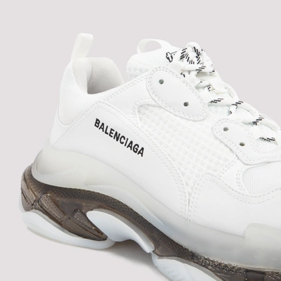 Shop Balenciaga Triple S Clear Sole Trainers Shoes In White