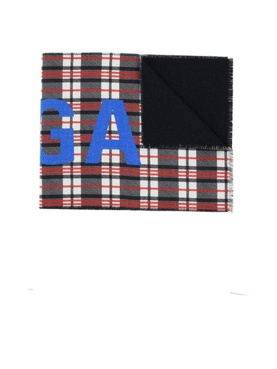Shop Balenciaga Scarves In Black/red