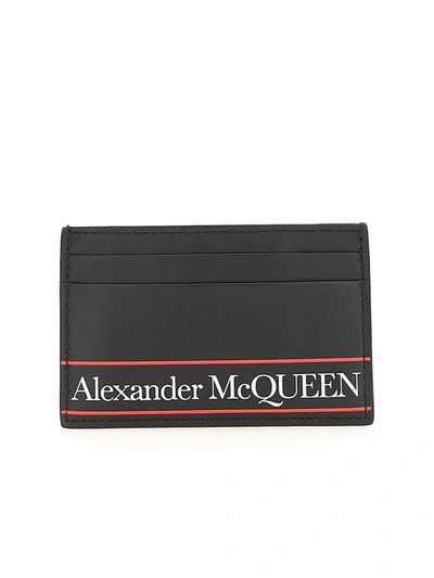 Shop Alexander Mcqueen Wallets & Cardholders In Black/red