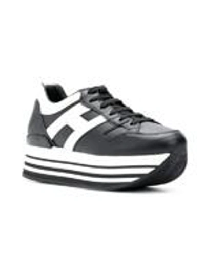 Shop Hogan Sneakers In Black White